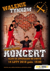 Walenie Tynków 14 luty - Koncert ASA