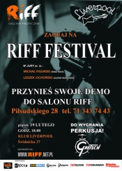 Riff Festival, zgłoś zespół w salonie Riff