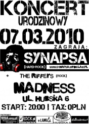 Synapsa + The Riffers zagrają w Madnessie