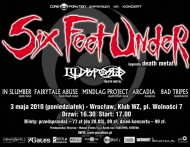 CORE-PORATION zaprasza na koncert: Six Feet Under, Illdisposed, In Slumber