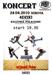 4dziki + Naczynia połączone. Klub Madnes