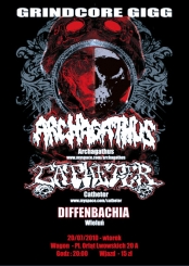 GRINDCORE GIG : Archagathus, Catheter, Difenbachia