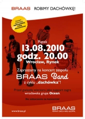 BRAAS Band i Ocean - koncert 13 sierpnia na wrocławskim rynku