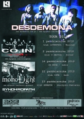 DESDEMONA Tour + CO.IN oraz monoLight
