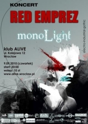 RED EMPREZ & MONOLIGHT - ELECTRO-INDUSTRIAL-GOTHIC. Zapraszamy do Alive